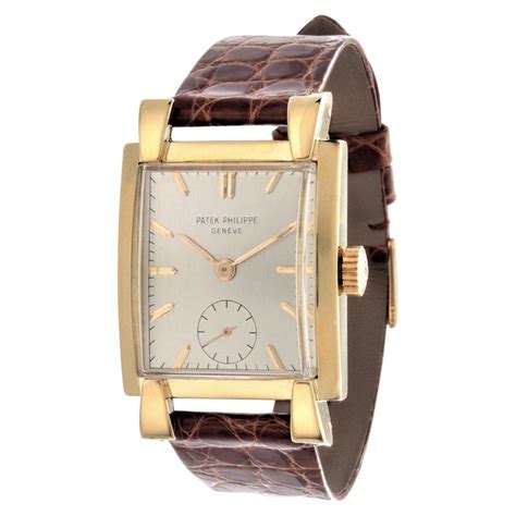 early patek philippe calendar rectangular 2004|Patek Philippe vintage watches.